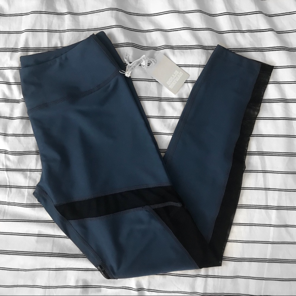 NWT Hollie Watman Mesh Contour Leggings